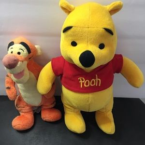 Disney Winnie the Pooh and Tigger Stuffed Animal